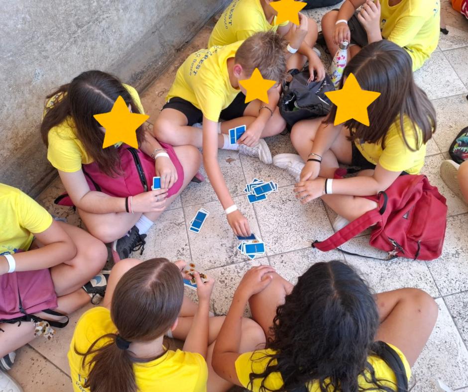 Carte colorate del campus